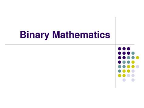 Image result for Binary Math Tutorial