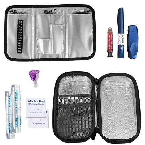 Insulin Carrying Case EVA Insulin Cooler Bag Diabetic Travel Bag ...