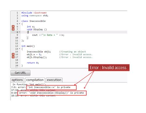 Image result for Simple Program Using Protected Specifier