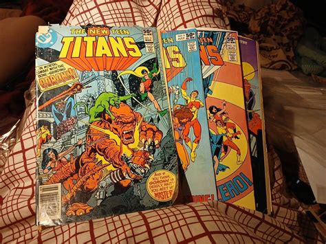New Teen Titans 5 9 10 & Promo 2nd & 3rd Deathstroke Appearance 1st ...