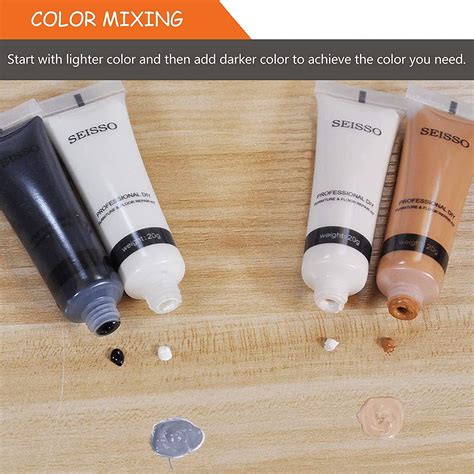 SEISSO Wood Furniture Repair Kit - 20ml (12 Colors) - Scratch, Crack ...