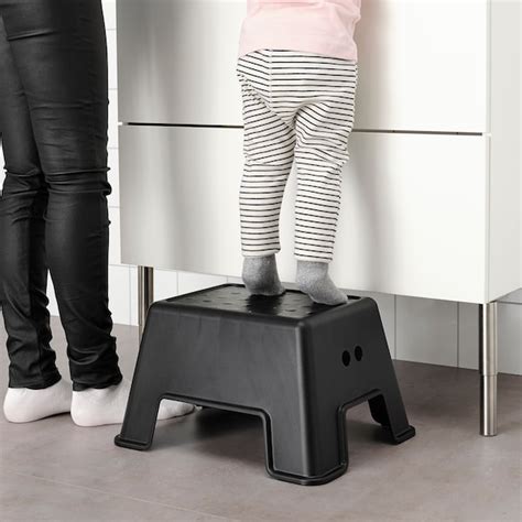 BOLMEN step stool, black - IKEA