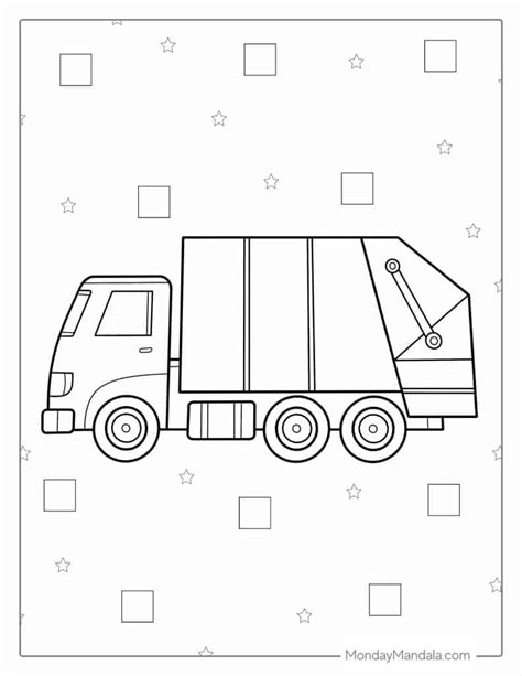 Garbage Collector Coloring Pages [2025]