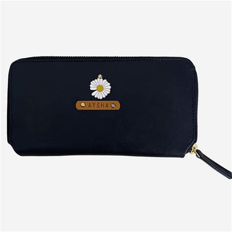 Black Womens Zip Wallet - Long – The Junket