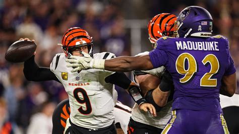 NFL - Ravens' Nnamdi Madubuike had Bengals QB Joe Burrow's number - ESPN