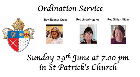 Derry and Raphoe Ordination Service, St Patricks Church Kilrea ...