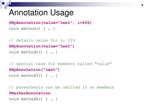 Image result for Java annotation Types