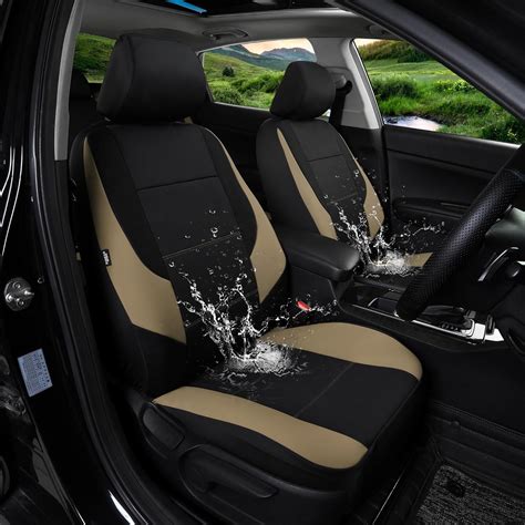 Amazon.com: GIANT PANDA Neoprene Front Seat Covers for Toyota Rav4 Camry Highlander Corolla Priu ...