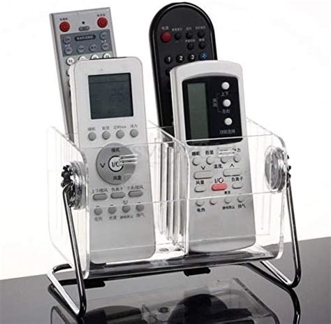 MeRaYo Multipurpose Acrylic Remote Control Holder Stand Organizer for ...