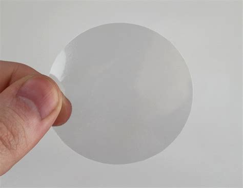 Buy ChromaLabel 2 inch Round Clear Wafer Seals, 1000 Stickers per Roll ...