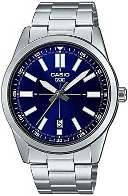 Casio Men Stainless Steel Enticer Analog Blue Dial Watch-Mtp-Vd01D ...