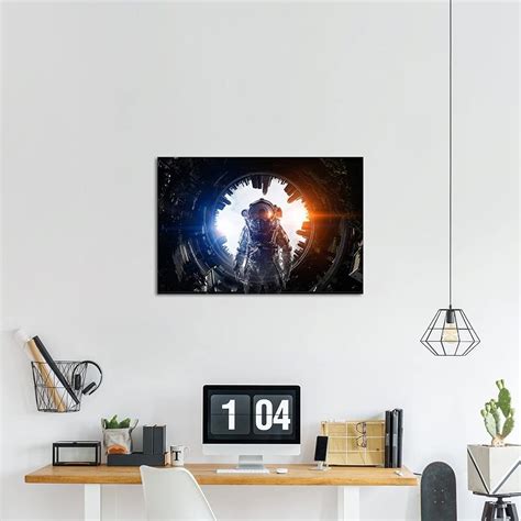 Buy Canvbay Space Canvas Wall Art Astronaut Poster Outer Space Themed ...