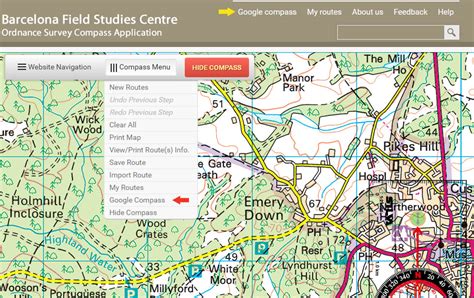 Compass On Google Maps 的图像结果