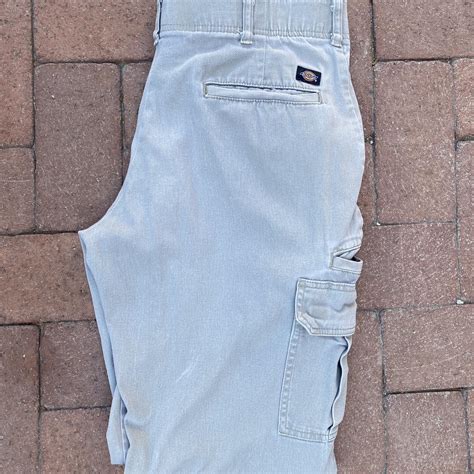 Tan dickie cargo pants W34/32L Really good... - Depop