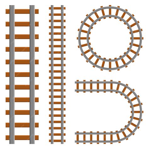 Train Track Clip Art Borders