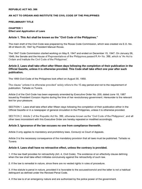 Image result for Civil Code Article 290