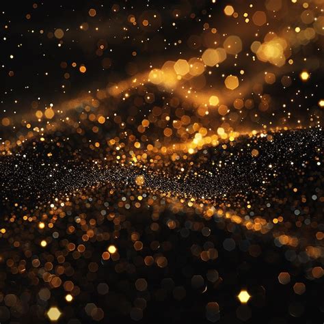 3d rendered photos of abstract shine glitter glow background black and ...