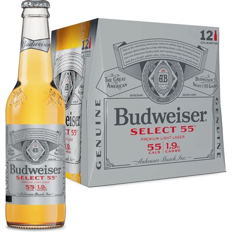 Budweiser Select 55 Beer Nutrition Facts | Besto Blog