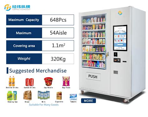 Isurpass Automatique Snack Vending Machines Subjective Vending Machine ...