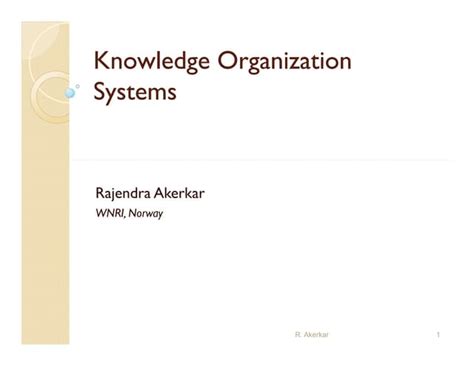 Knowledge Organization 的图像结果