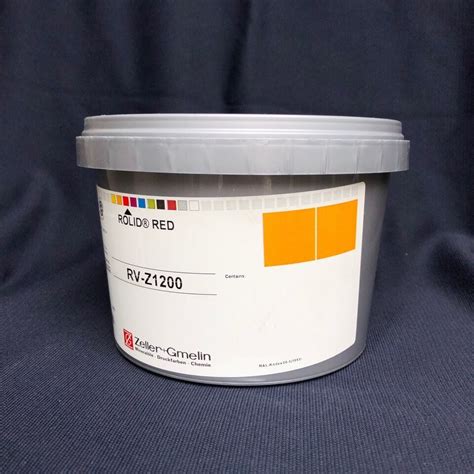 ROLID RV-Z1200 Red レッド 朱赤系 オフセットインキ Zeller + Gmelin（ゼラー＋グメリン社）製 ROLID ...