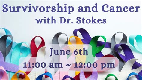 Survivorship and Cancer with Dr. Stokes, Southfield Public Library, 6 ...