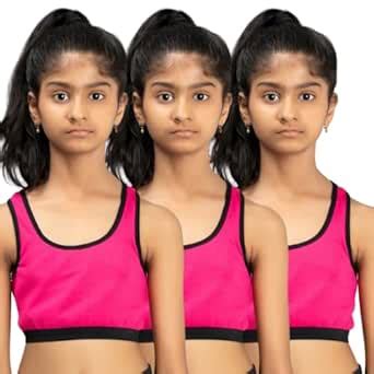 Buy Adira | Sports Bra for Teen | Beginners Bra | Flat Padding for ...
