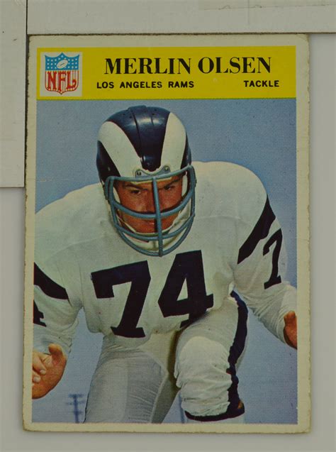 1966 Merlin Olsen L.A. Rams Philadelphia #102 Football Card | Property Room