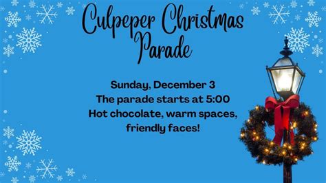 Culpeper Christmas Parade, Culpeper Presbyterian Church, 3 December ...
