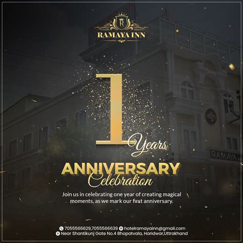 Ramaya Inn - 1 Year Anniversary | Corporate anniversary, Hotels design ...