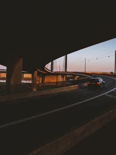 Download wallpaper 240x320 car, bridge, road, city old mobile, cell ...