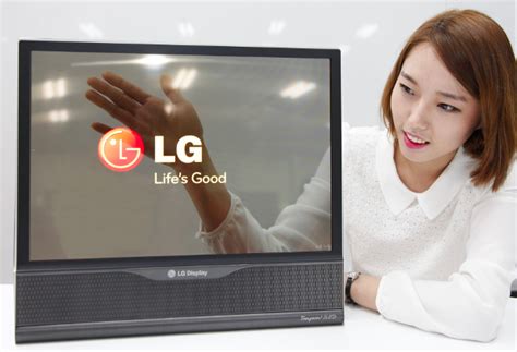 LG Display presenta pannelli OLED flessibili e trasparenti: tablet in ...