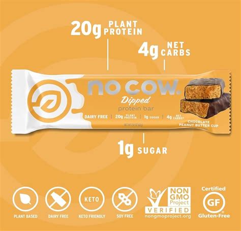 No Cow High Protein Bars, Dipped Variety Pack - India | Ubuy