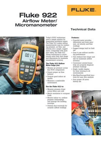 Image result for Fluke Manometer