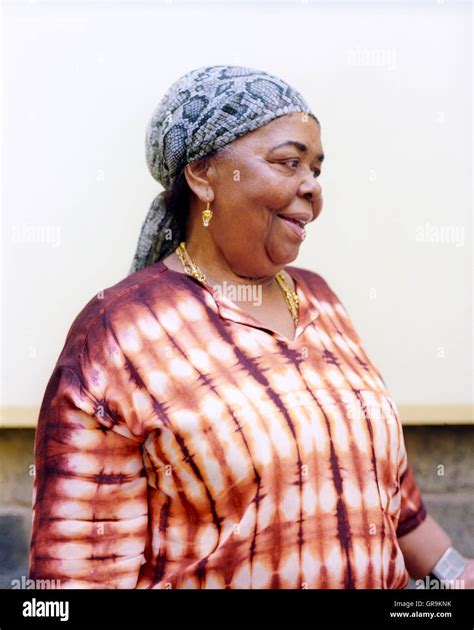 Singer Cesaria Evora sits for a portrait at her home. Mindelo, Sao ...