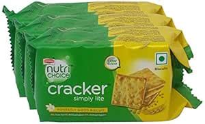More Combo - Britannia Nutri Choice Crackers Simply Lite, 100g (Pack of ...