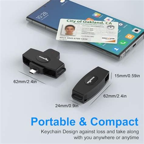 CAC Reader | USB C DOD Military Smart Card Reader and SIM Card Reader ...