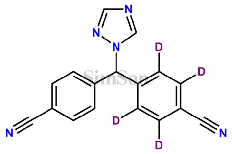 Letrozole-D4 | CAS No- 1133712-96-5 | Simson Pharma Limited