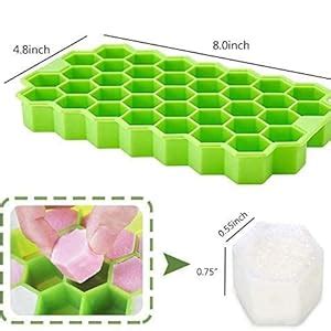 Buy DOCOSS Food Grade Premium Silicone 37 Cavity Ice Cube Mould Maker ...