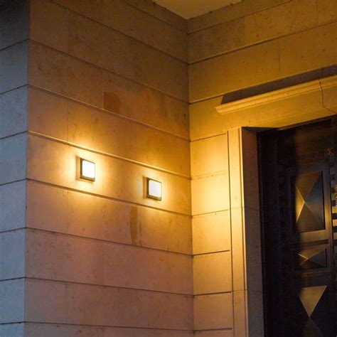 Square Cube LED Outdoor Wall Light for Perfectionist | LightsAndLiving