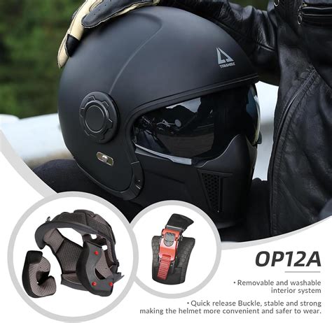 TRIANGLE Full Face Motorcycle Helmets,Off-Road India | Ubuy