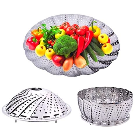 TURIK Stainless Steel Vegetable Steamer Basket/Insert for Pots, Pans ...