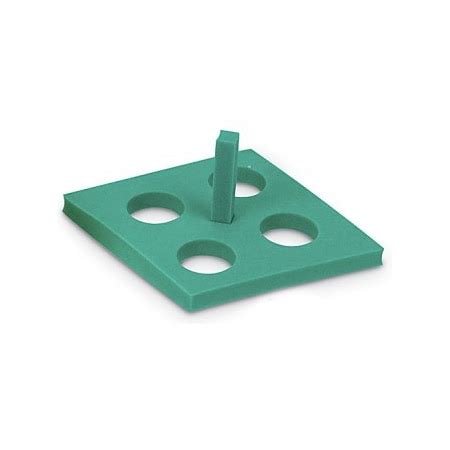 Heathrow Scientific Floating Foam Tube Rack, Green, 4x50ml, 5/pk, 5PK ...