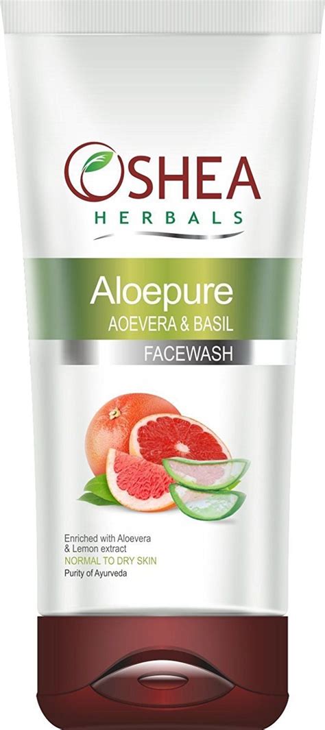Oshea Herbal Aloepure Aloevera & Basil Face Wash 120gm : Amazon.in: Beauty