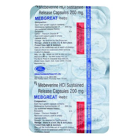 Mebgreat 200 Cap | Uses, Side Effects, Price | Apollo Pharmacy