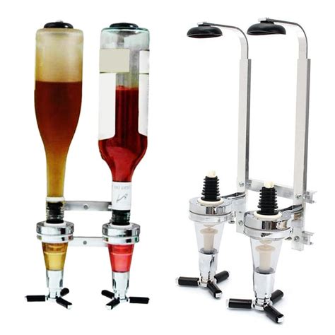 Buy Litenyx Wine Dispenser with tap for Home Bar 4 Bottle Wall Mounted ...
