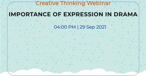 Importance of Expression in Drama