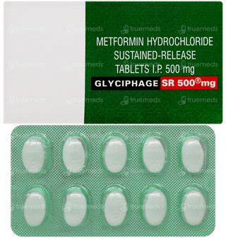 Glyciphage Sr 500mg Tablet: Uses, Side Effects, Price & Substitutes