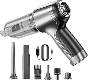 Mini Car Vacuum, Cordless Handheld Vacuum Cleaner Rechargeable, 15000PA ...
