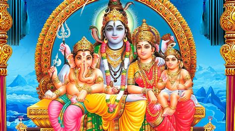 Shiva Parvati Family Wallpapers